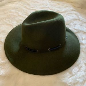 BCBGMaxAzria green wool hat